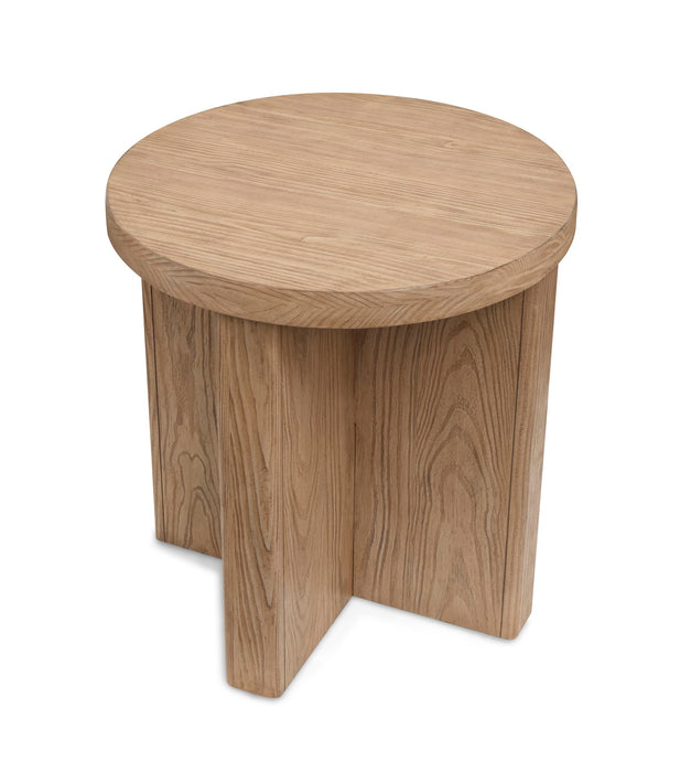 Hayden - Round End Table - Golden Oat Magnussen Furniture