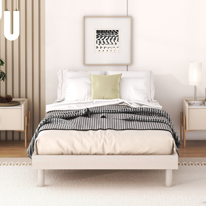 Modern Floating Platform Bed Frame Home Essentials