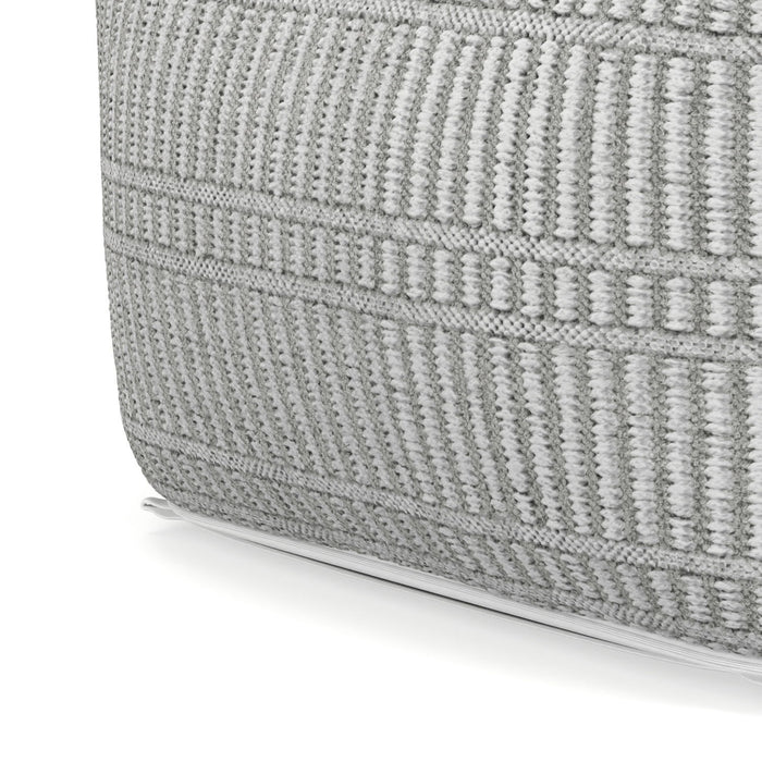 Safford - Square Outdoor / Indoor Pouf Simpli-Home