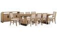 Tristan - Extendable Trestle Dining Table Set Magnussen Furniture