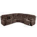 Power Reclining Sectional Set With Console Cup Holders Home Essentials
