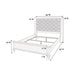 Tufted Headboard Bed Home Essentials