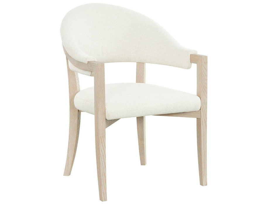 Velora - Arm Chair - White / Light Brown Universal Furniture