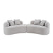 Curved 4 Seater Full Compression Sponge Sofa Home Essentials