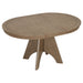 Extendable Dining Table With Sturdy Crossed Legs Hearth and Haven