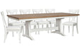 Kingston - Extendable Trestle Dining Table Set Magnussen Furniture