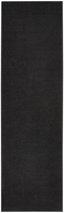 10' Non Skid Indoor / Outdoor Runner Rug - Black