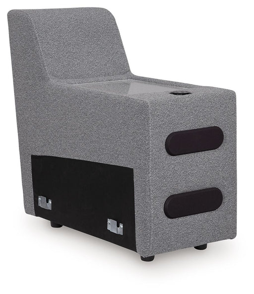 Modmax II - Console With Audio System - Salt And Pepper Signature Design by Ashley®