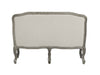 Tania - Loveseat With 2 Pillows - Cream Linen & Gray ACME
