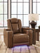 Gruaro - Power Recliner With Adjustable Headrest - Amber Signature Design by Ashley®
