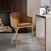Xavier - Counter Stool with Gold Legs Meridian Furniture
