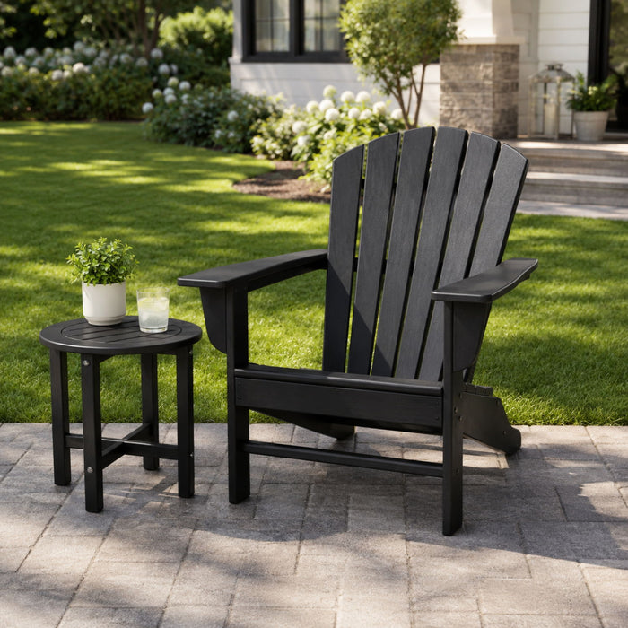 Round Outdoor Side Table Home Essentials
