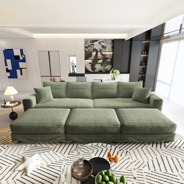 Modern Comfy Upholstered Sofa Cloud Couch & Deep Seat Couches Home Essentials