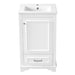 20" Bathroom Vanity With Sink, 1 Drawer, Freestanding Single Set Hearth and Haven