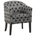 Barrel Back Accent Chair - Gray Furniture Max