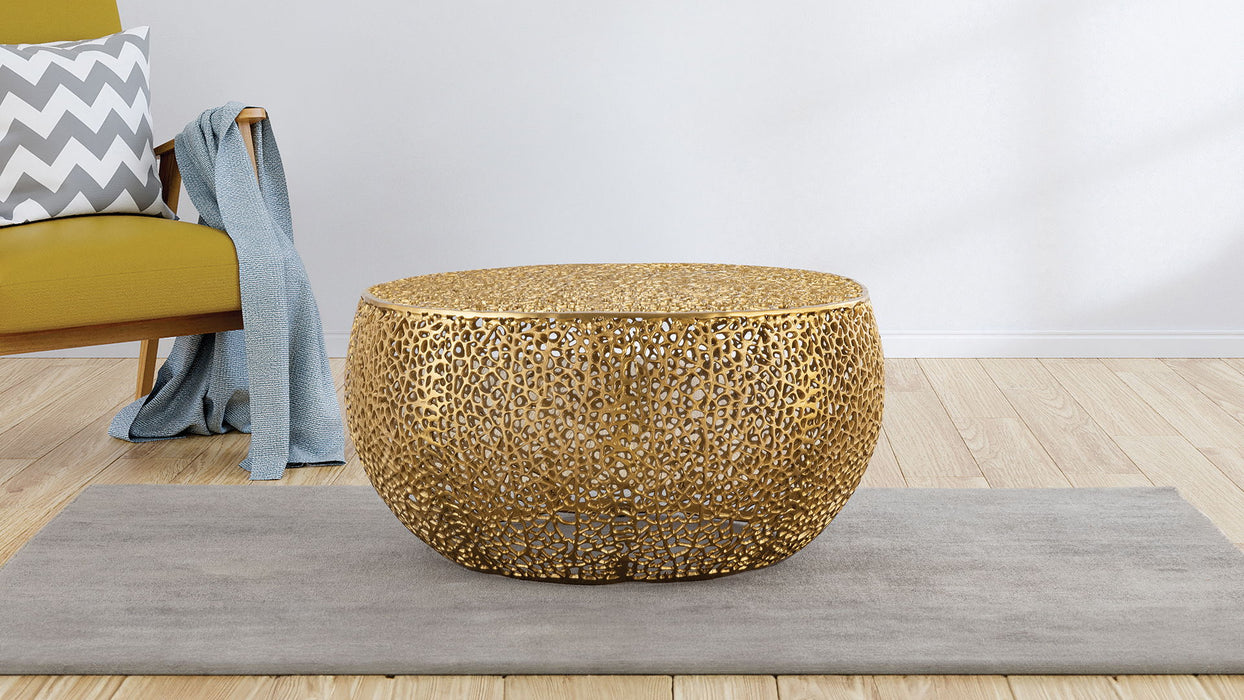 T3502 - Modern Round Coffee Table Matrix Furniture Group