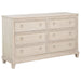 Wedner - 6 Drawer Dresser - Oak Furniture Max