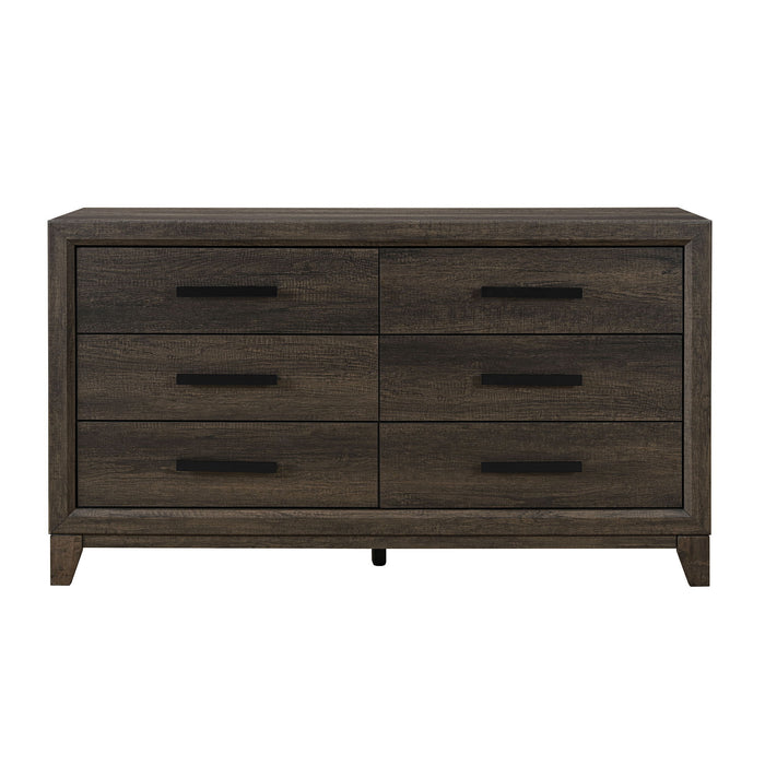 Harry - Dresser With 5 Spacious Drawers - Brown Global Furniture USA
