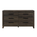 Harry - Dresser With 5 Spacious Drawers - Brown Global Furniture USA