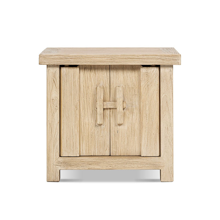 Rowan - 2 Door Cabinet - Light Natural Brown Jennifer Taylor Home