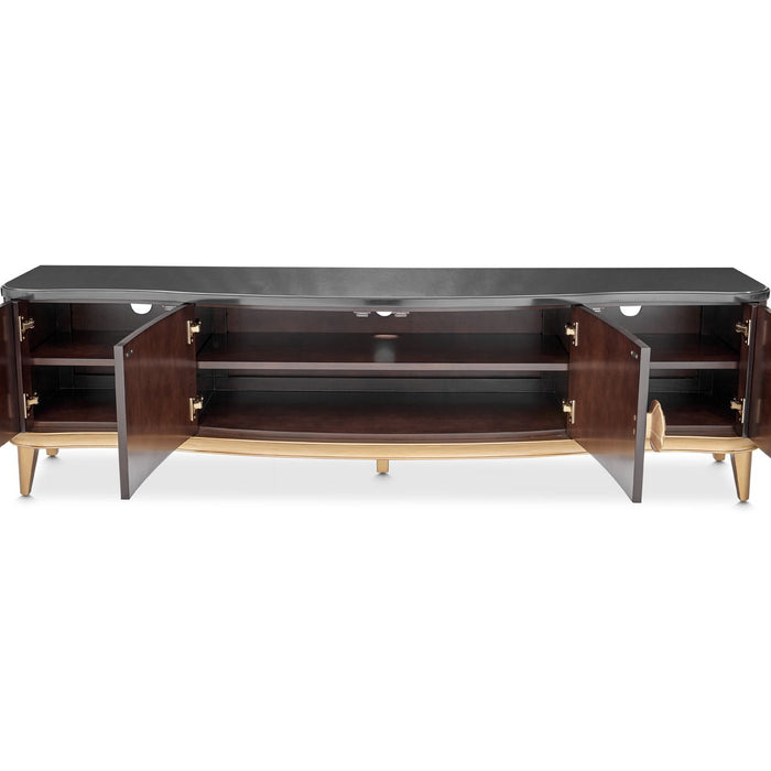 Camellia Field - Media Cabinet - Dark Brown