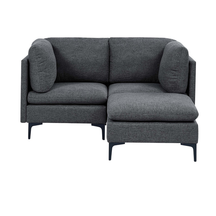Upholstered Modular Sectional & Tall Legs Home Essentials