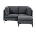 Upholstered Modular Sectional & Tall Legs Home Essentials