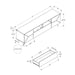 TV Stand With Storage Drawer 8th Street