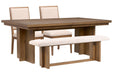 Marcel - Extendable Trestle Dining Table Set Magnussen Furniture