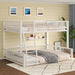 Bunk Bed With Ladder And Safety Guardrails Dreamland