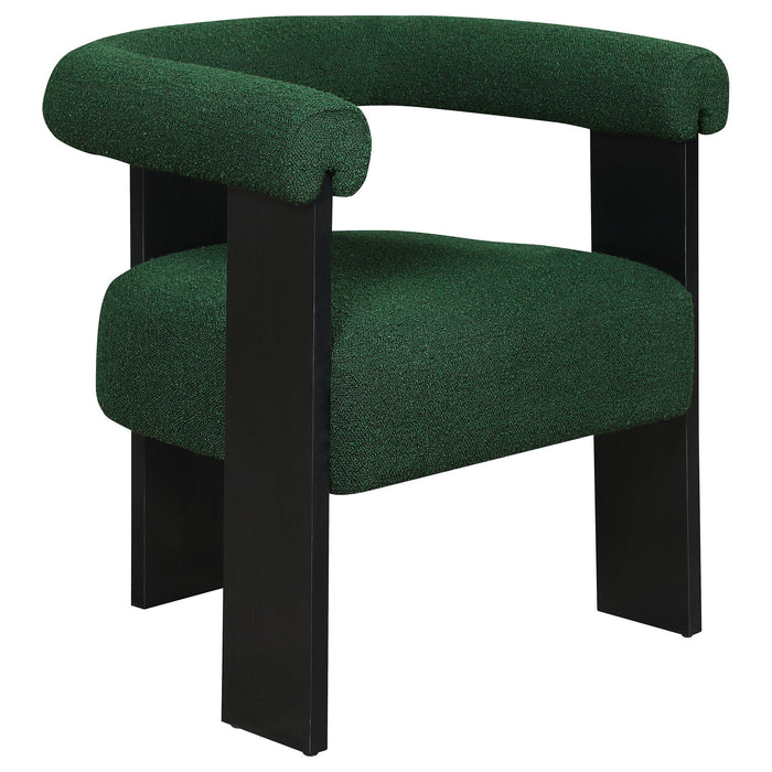 Slater - Upholstered Accent Side Chair - Green