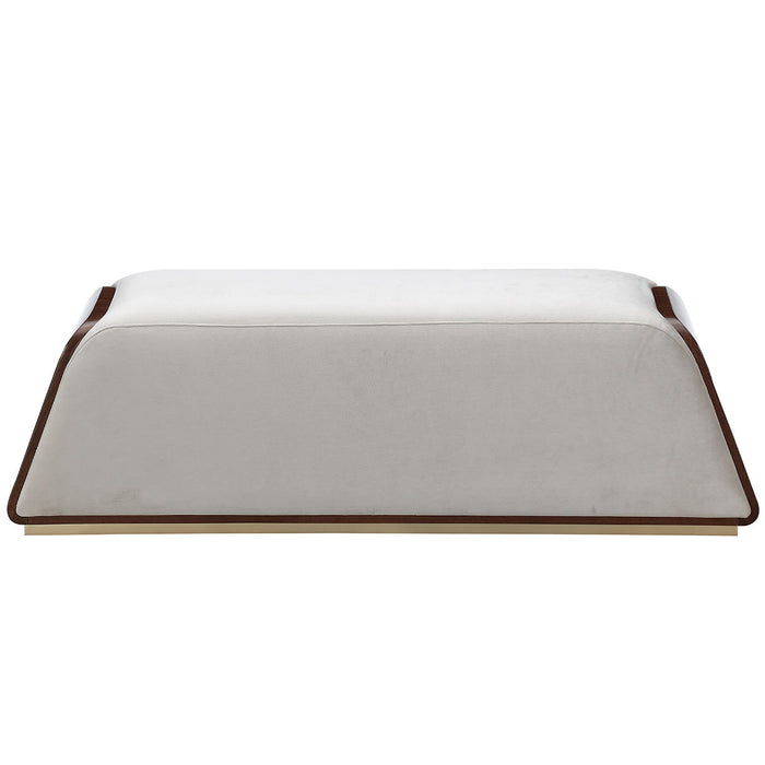 Houston - Accent Bench - Porcini / Walnut