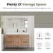 48" Freestanding Bathroom Vanity With Sink, Soft Close Cabinet Doors, 4 Drawers - Imitative Oak Home Essentials