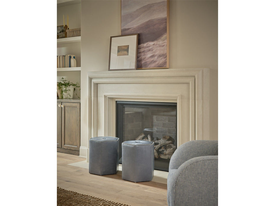 Gemma - Hexagon Ottoman, Special Order - Dark Gray Universal Furniture
