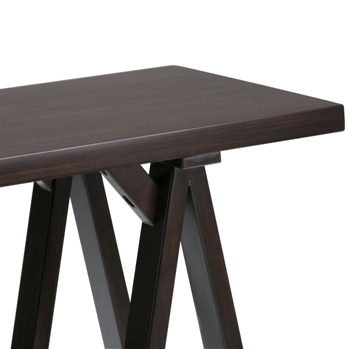 Sawhorse - Handcrafted Console Sofa Table Simpli-Home