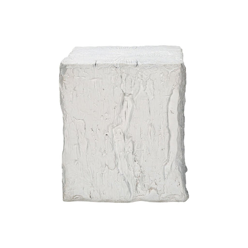 Square Accent Table, Indoor Outdoor - White 8th Street