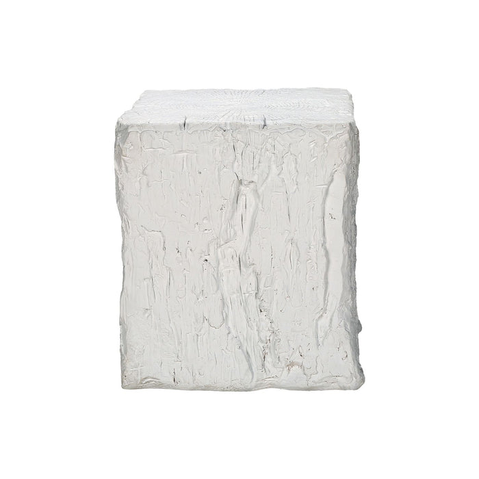 Square Accent Table, Indoor Outdoor - White 8th Street
