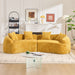Curved Compressed Sofa, Nordic-Style Design For Living Room Home Essentials