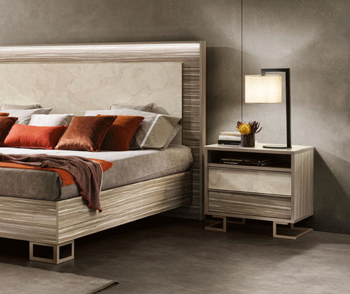 Luce - Nightstand - Beige / Light Brown Arredoclassic Italy