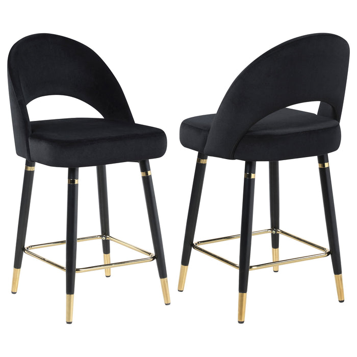 Open Back Counter Height Stools (Set of 2) Furniture Max