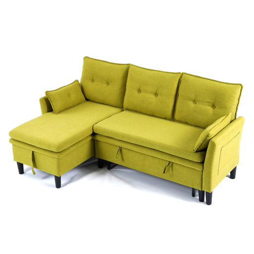 L-Shaped Reversible Chaise Sectional Sofa With Storage Home Essentials