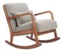 Hady - Rocking Chair - Gray Zuo Modern