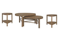 Hadleigh Brown - Nesting Cocktail Table Set Magnussen Furniture