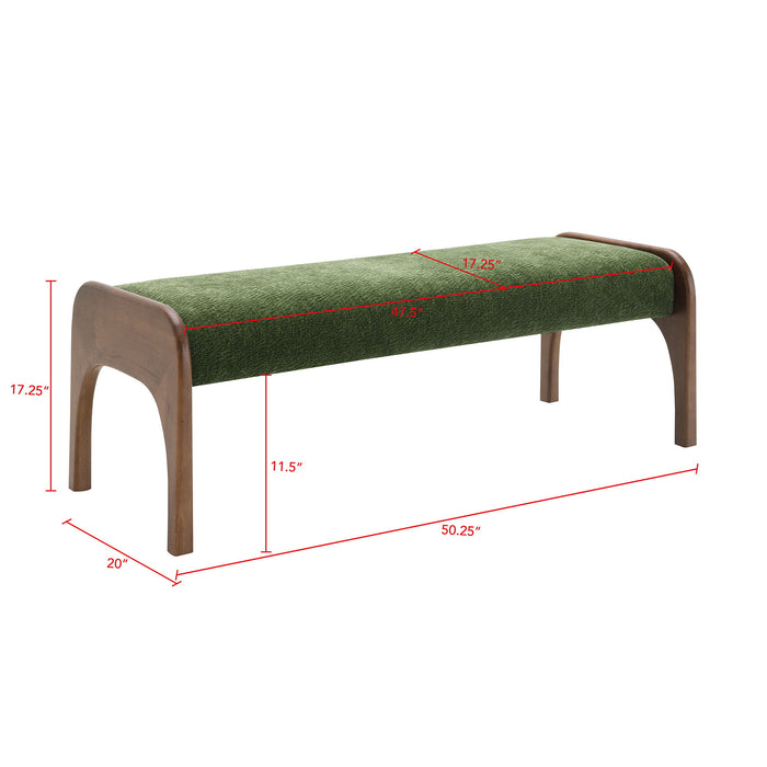 Modern Upholstered Long Bench For Kitchen Home Essentials