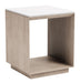 Tidecrest - Side Table - White / Light Brown Zuo Modern