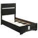Modern Bedroom Set With Upholstered Headboard And Textured Storage Furniture Max