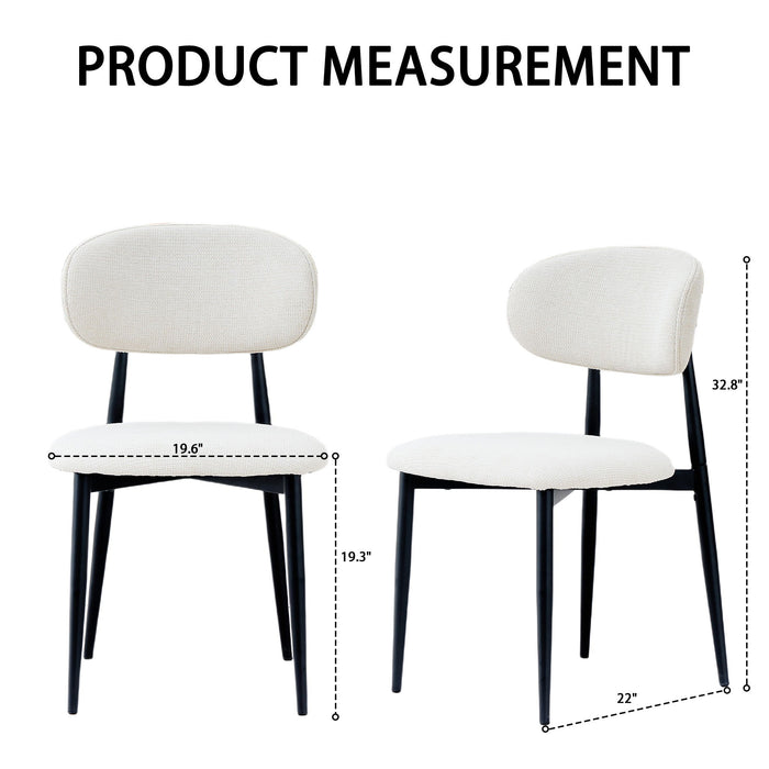 Dining Upholstered Side Chairs (Set of 2) Home Essentials