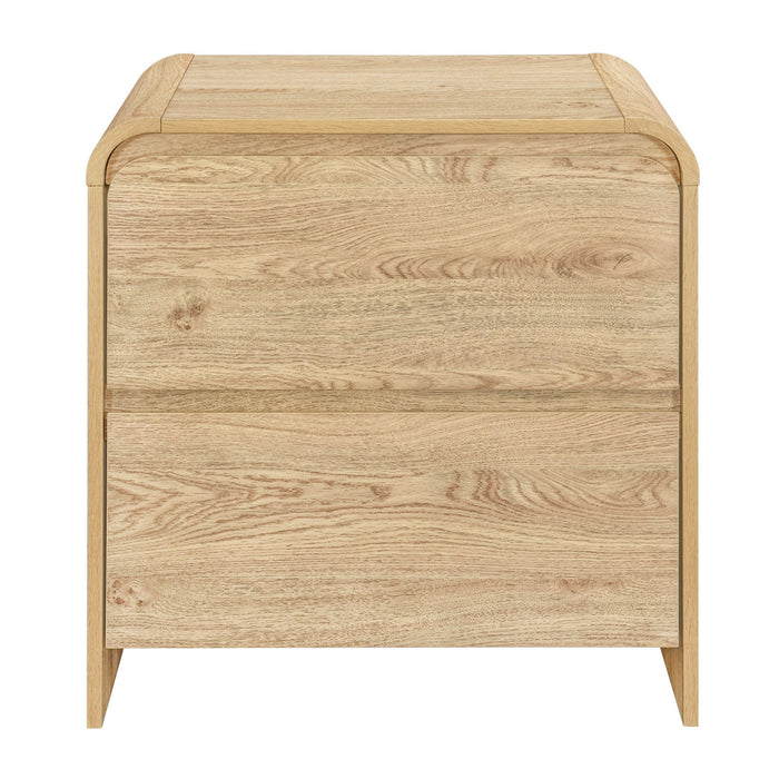 Mara - Two Drawer End Table / Bedside Table New Classic