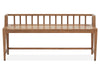 Lindon - Arm Bench With Low Back - Light Brown Magnussen Furniture