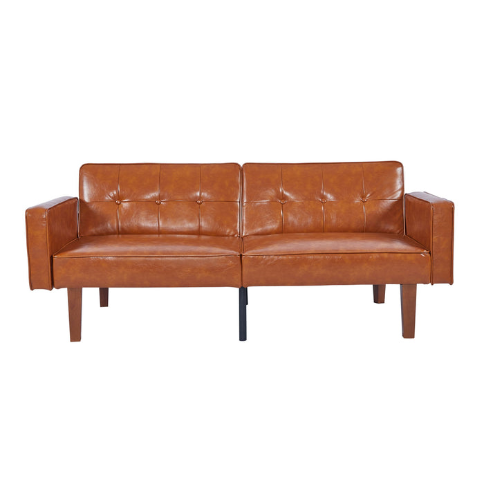 3 Position Split Back Futon Sofa Bed For Living Room Home Essentials